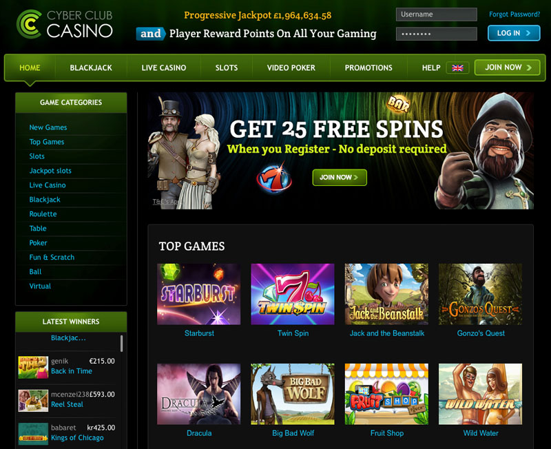 No deposit bonus casino free spins