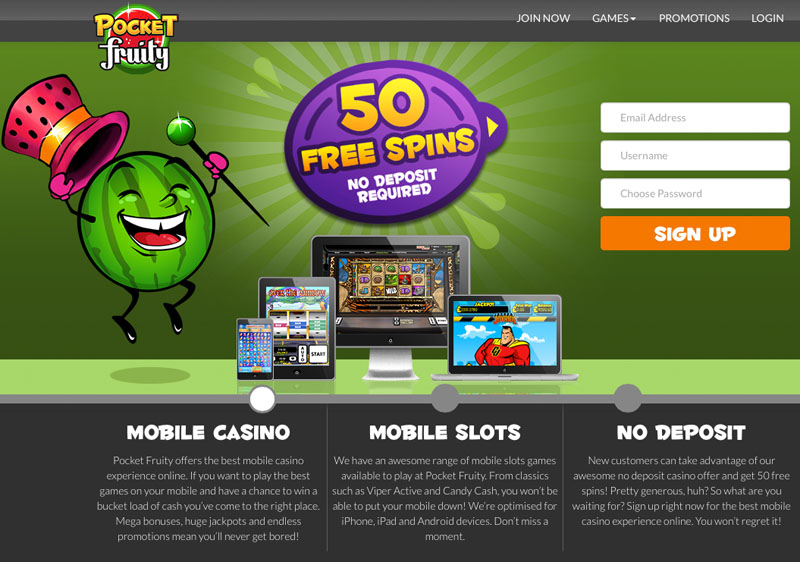 50 Free Spins No Deposit Casino