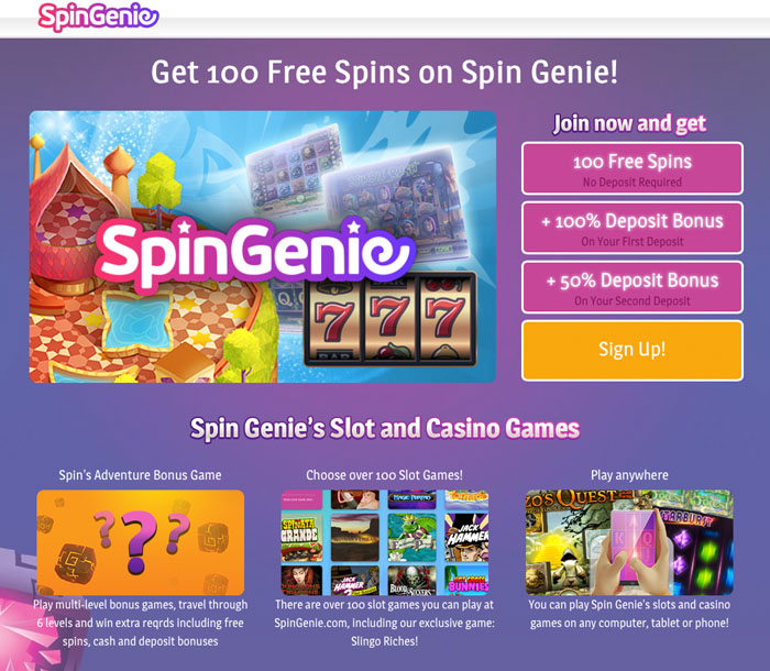 Spin Genie Free Spins