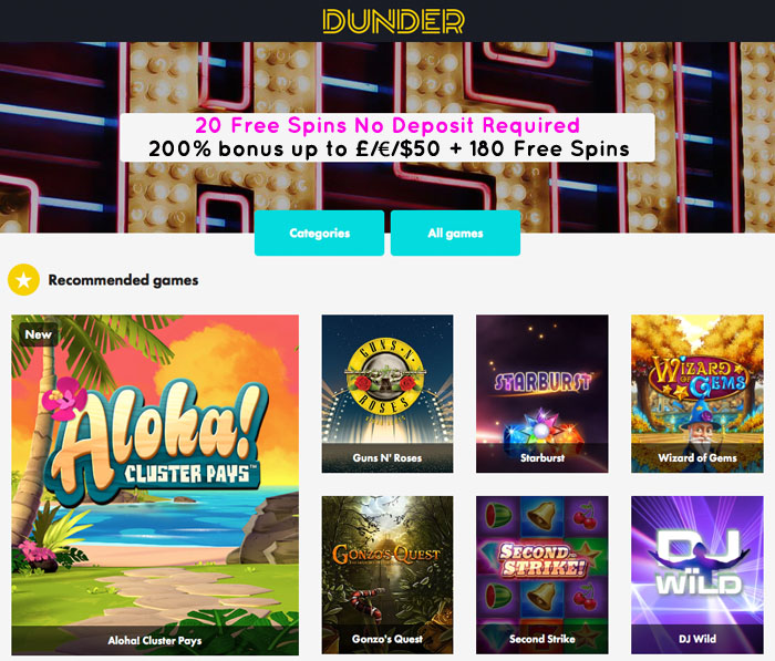 50 Free Spins No Deposit Casino