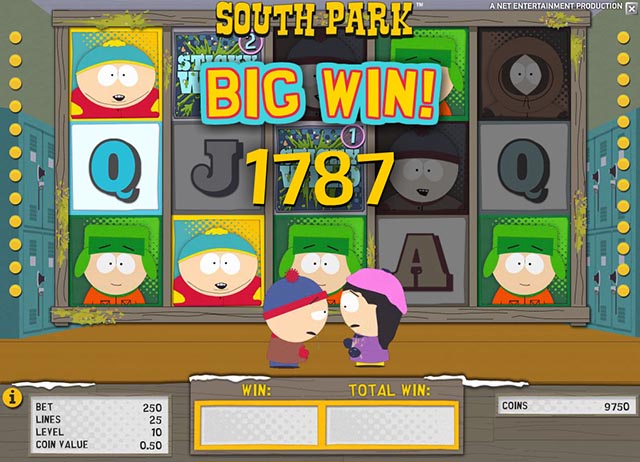 South park slot free spins