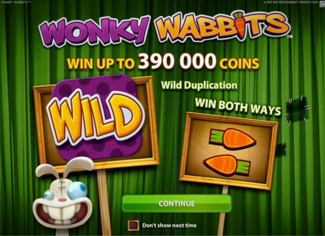 Wonky Wabbit Free Spins
