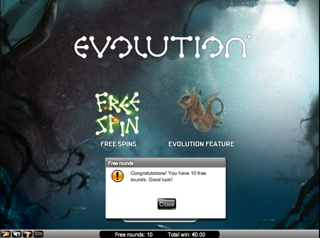 Evolution-10-Free-Spins