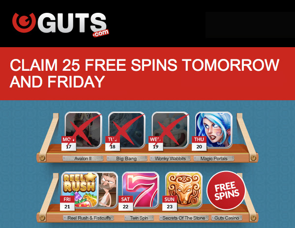 Guts Casino - Free Spins Week