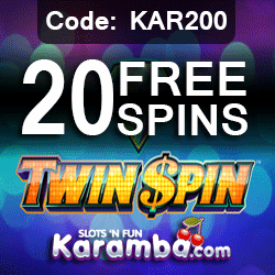 20 Twin Spin Free Spins