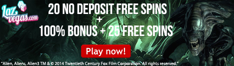 Alien Slot free spins no deposit required
