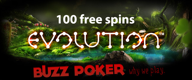 100 Evolution free spins