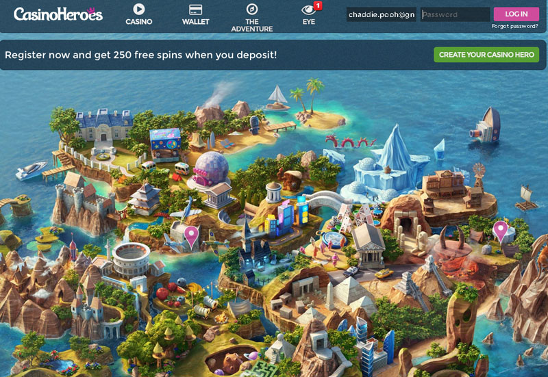 CasinoHEROES-250FreeSpins