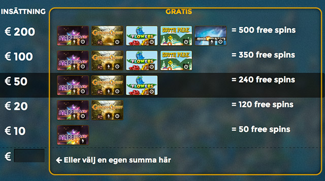 CasinoSaga - Welcome Offer 500 Free Spins Sweden