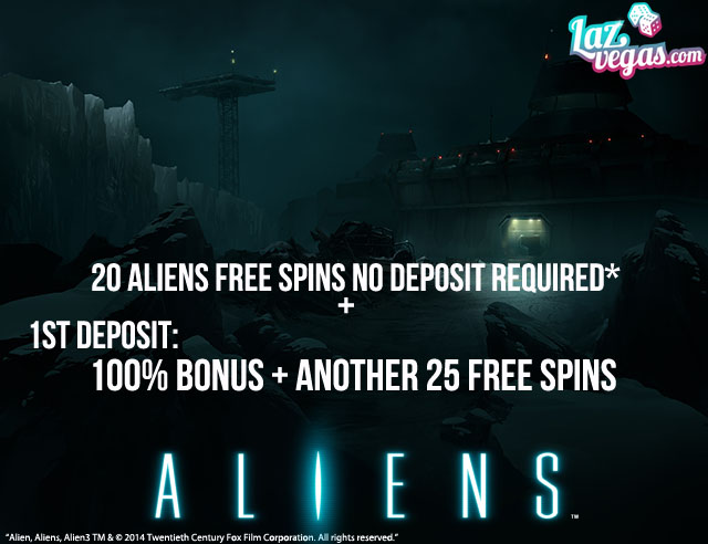 Aliens Slot free spins no deposit required