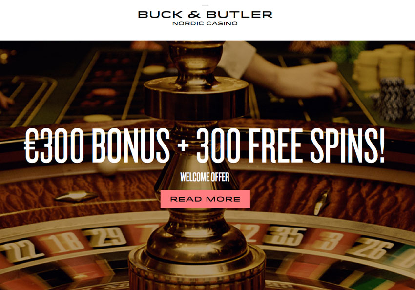 Buck and Butler 300 Free Spins