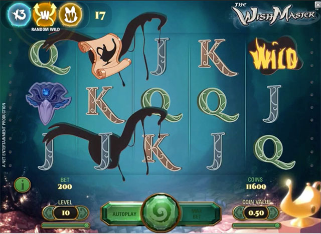 Wish Master slot free spins