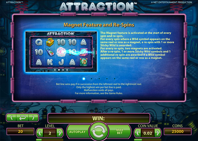 Attraction Slot Free Spins