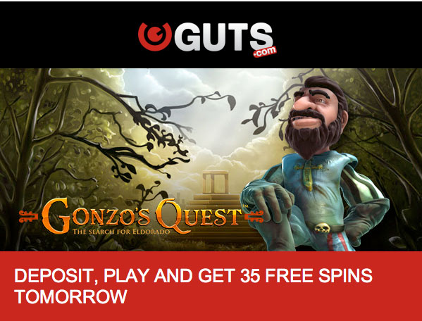 GUTS Casino Gonzos Quest FreeSpins