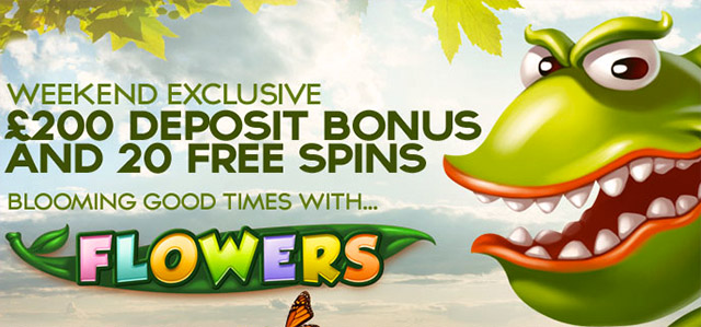 Weekend Flowers Promotion at SmartLive Casino