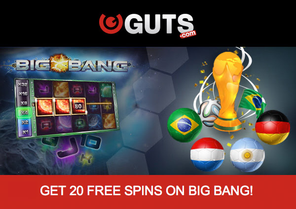 Big Bang Free Spins Guts Casino