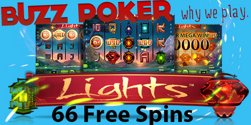 Buzz Poker Lights Slot Free Spins