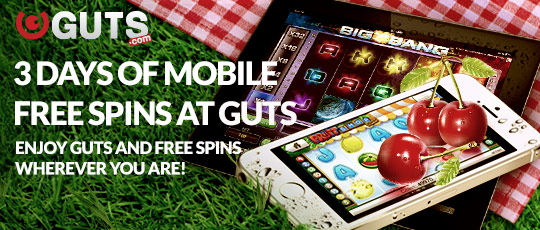 Guts Casino Mobile Free Spins Reminder