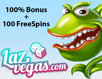 Laz Vegas Casino - 100 Free Spins