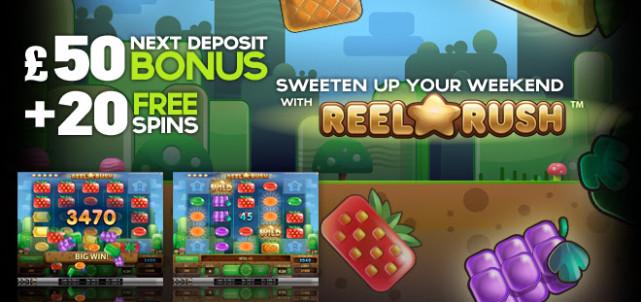Reel Rush Slot SmartLive Casino Free Spins