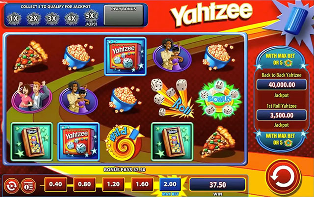 Yahtzee Online Slot Machin