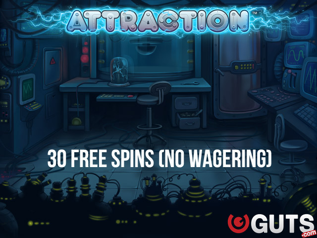 30 Attraction Slot Free Spins - Guts Casino
