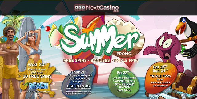Summer Madness at Next Casinos