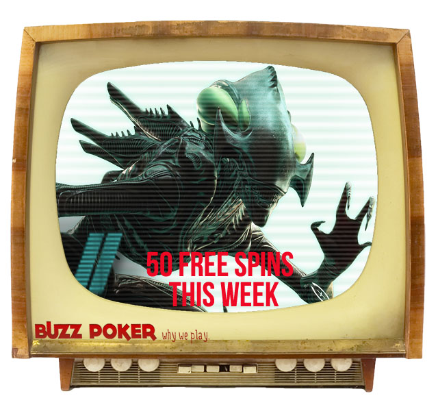 Buzz Poker 50 Free Spins this Week