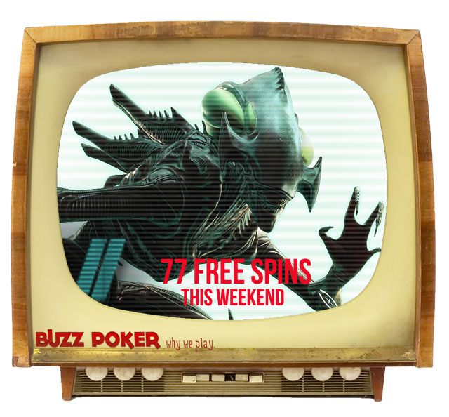 Buzz Poker - 77 Free Spins This weekend