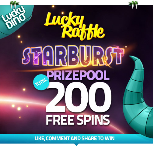 Lucky Dino - 50x4 Starburst Raffle