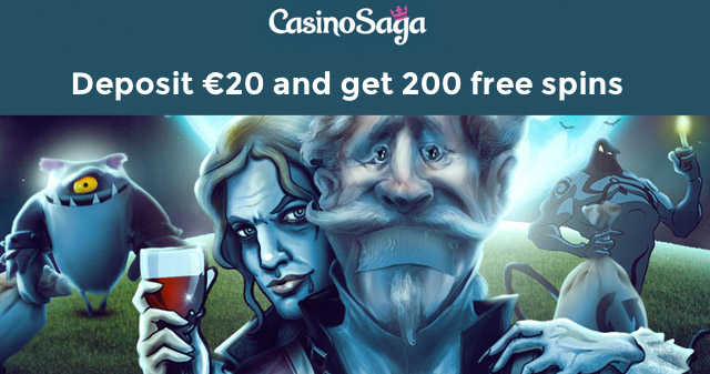CasinoSaga - 200 Halloween Free Spins