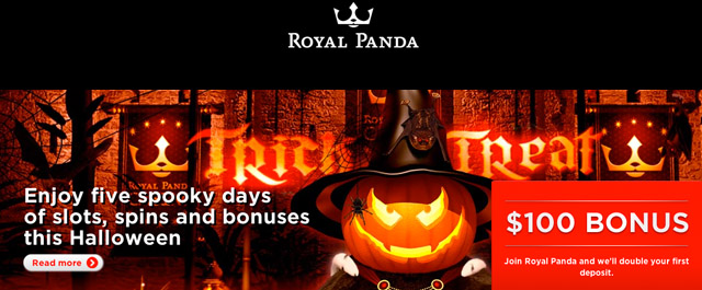 Royal Panda Halloween Free Spins Week