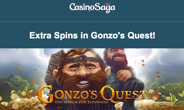 CasinoSaga - Get Extra Gonzos Quest Free Spins