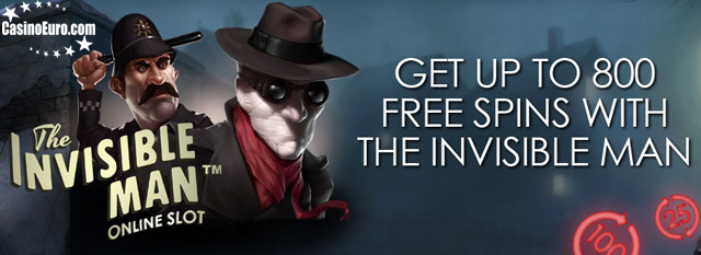 CasinoEuro-Invisible Man Free Spins