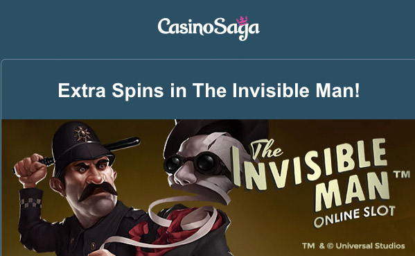 CasinoSaga - Invisible Man Slot Free Spins
