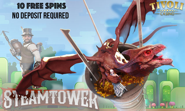 10 Steam Tower Free Spins No Deposit Required