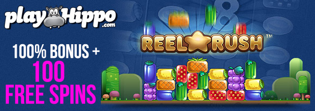 Play Hippo - 100 ReelRush FreeSpins