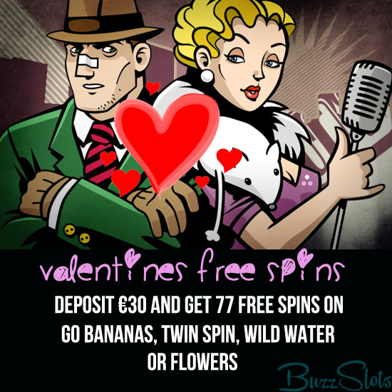 Valentines Free Spins - Buzz slots