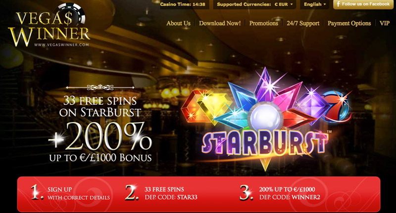 VegasWinner-Casino-33FreeSpins