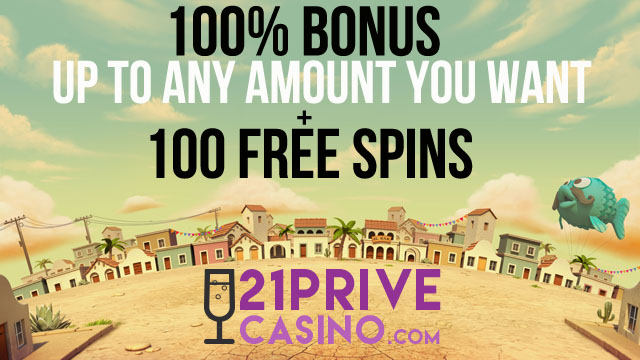 21PriveCasino-100FreeSpins