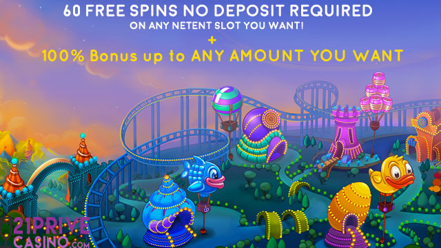 60 free spins no deposit required on any netent slot