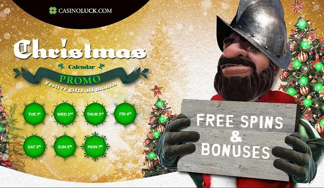 CasinoLuck-Christmas-FreeSpins-2015