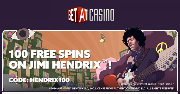 Jimi Hendrix free spins bonus code