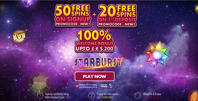 Fruity King Casino No Deposit Bonus Code for June 2016