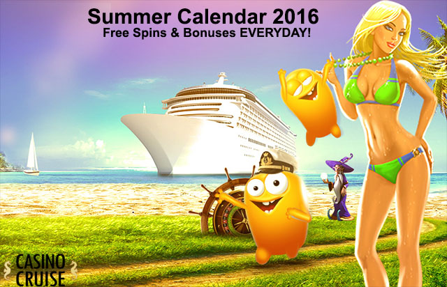 Casino Cruise 2016 Summer Calendar