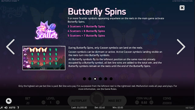 Butterfly Staxx Slot